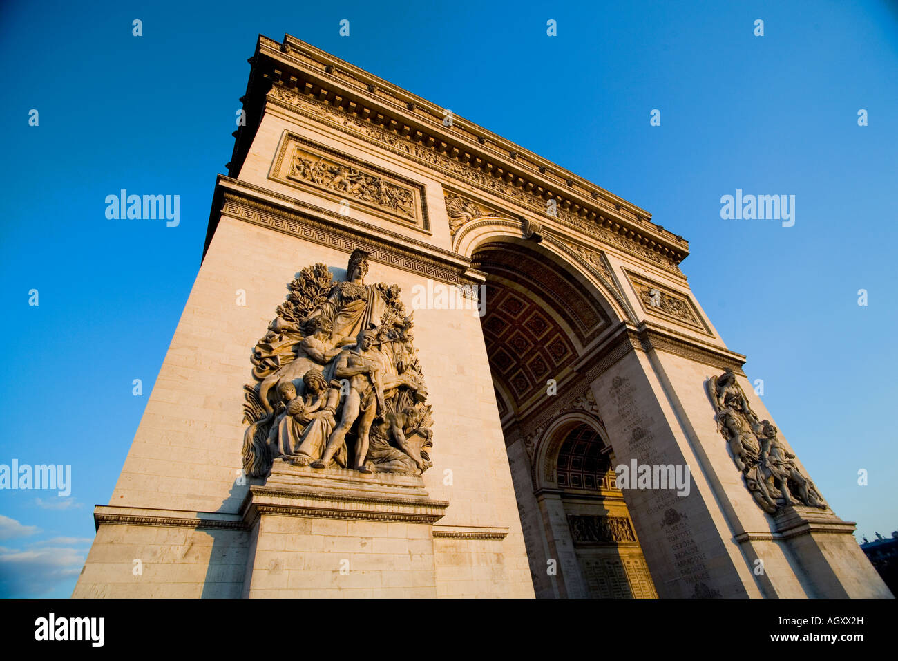 Arch of Triumph, Paris, France Stock Photo