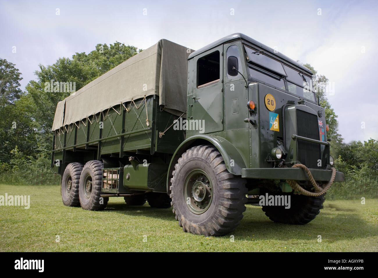 10 ton 6x4 British Army truck Stock Photo
