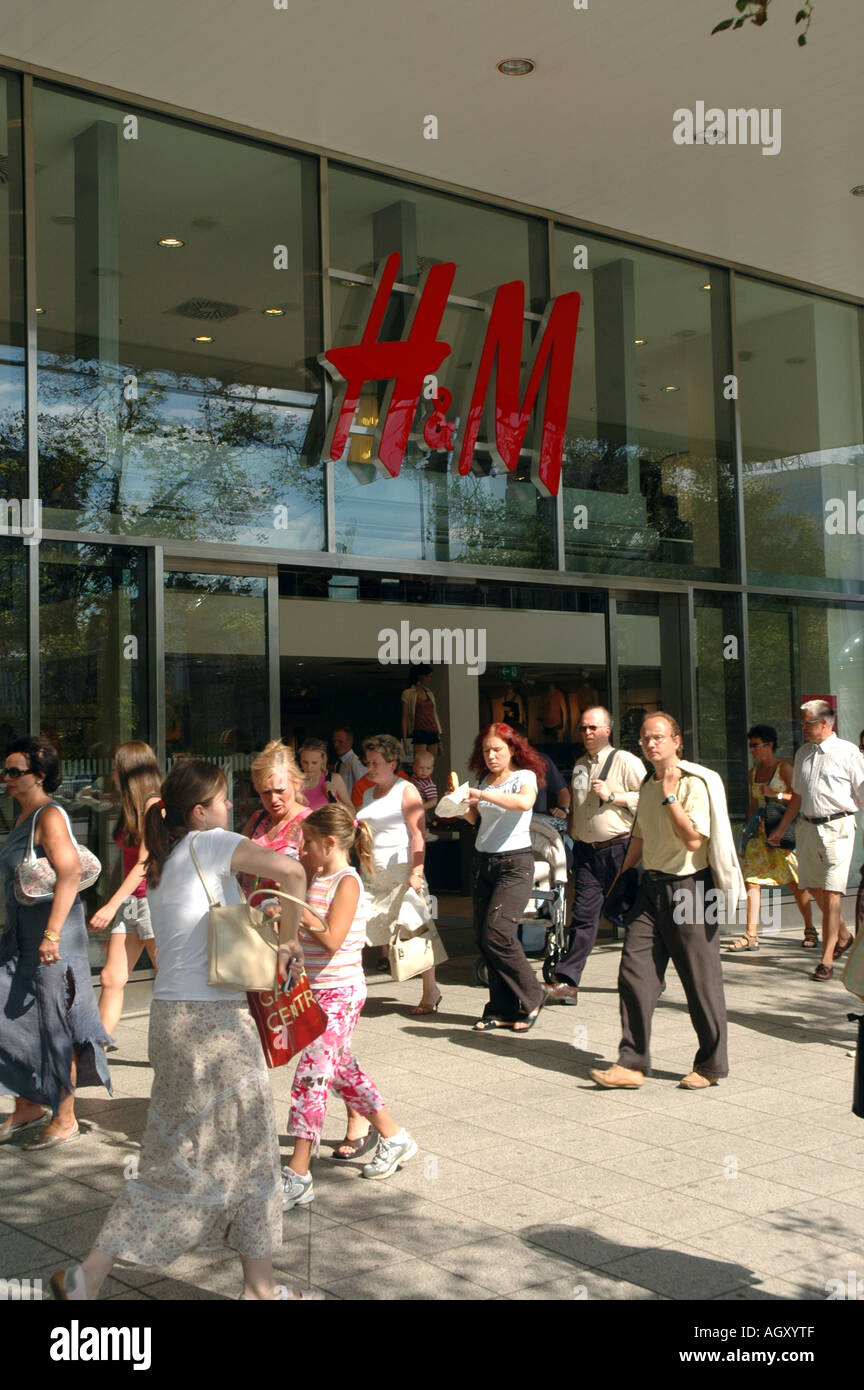 H&M clothes shop in Warsaw Stock Photo - Alamy