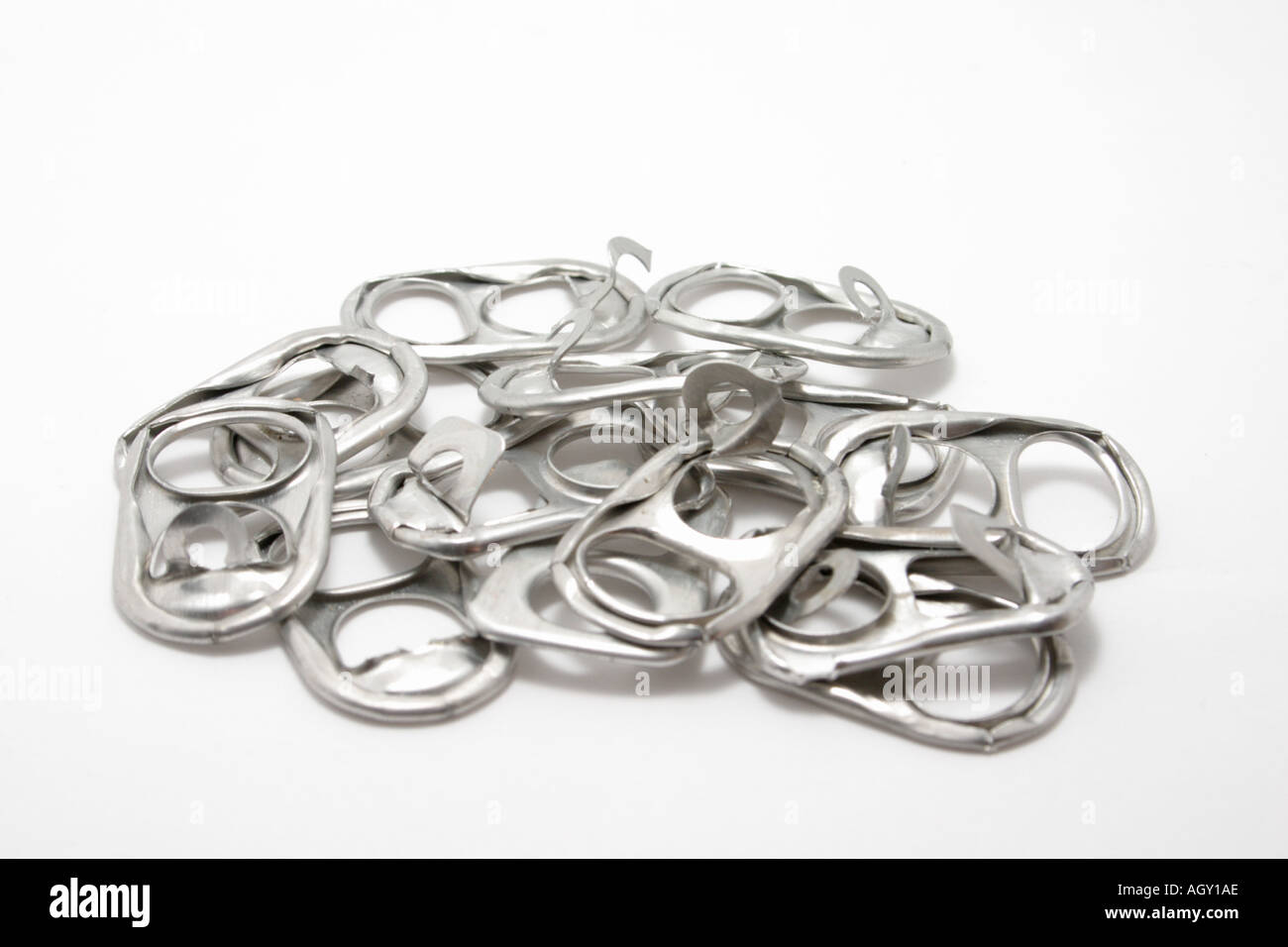 pull ring tabs from soft drink can Stock Photo Alamy