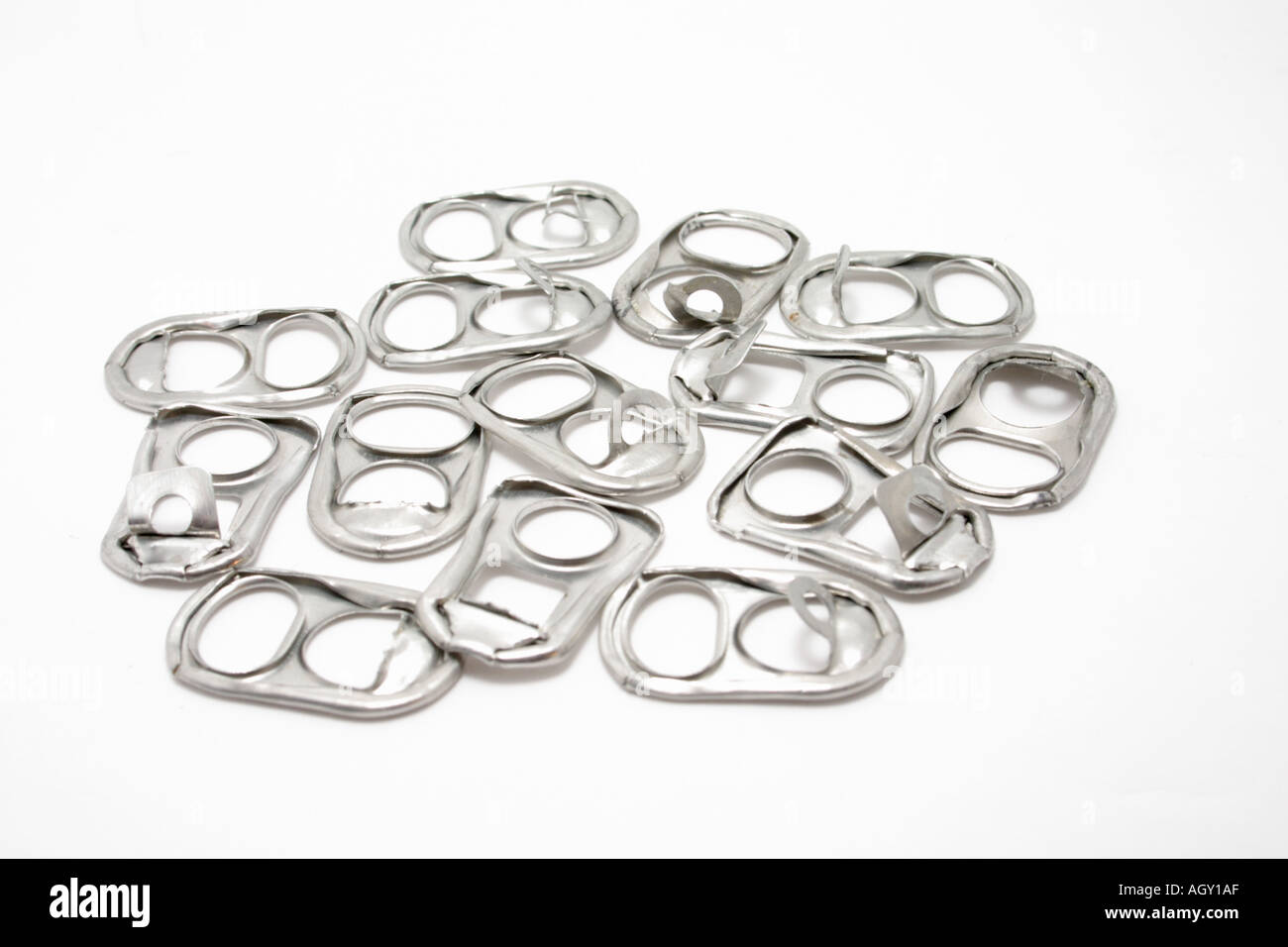pull ring tabs from soft drink can Stock Photo Alamy