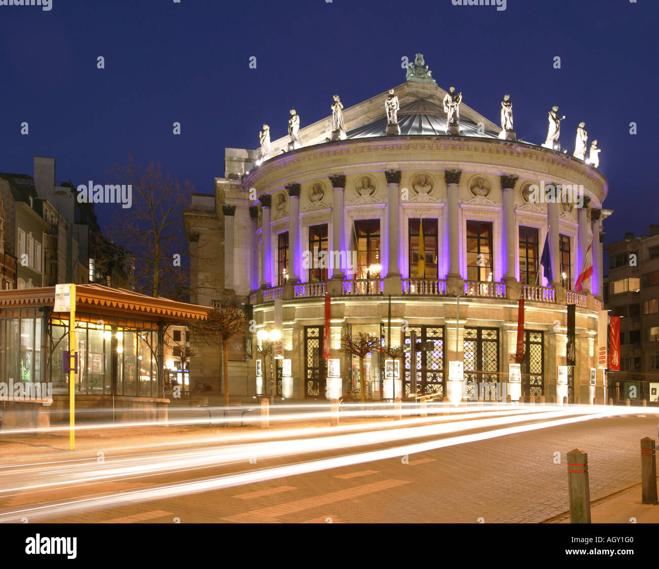 Bourla theatre Antwerp Stock Photo