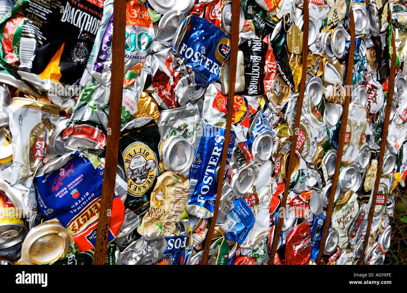 Pile Crushed Cans Stock Photos & Pile Crushed Cans Stock Images Alamy