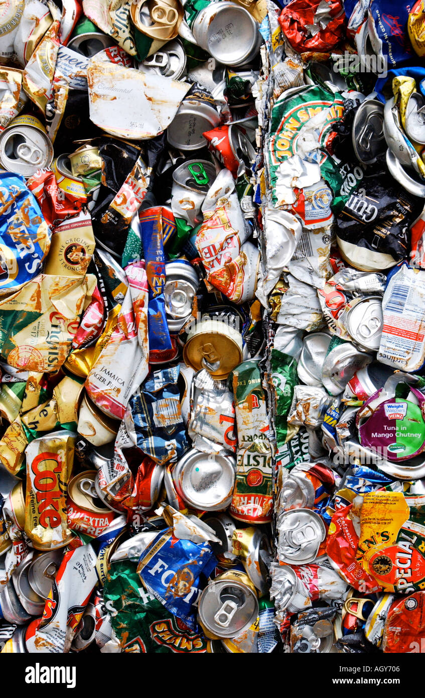 Pile crushed cans hires stock photography and images Alamy