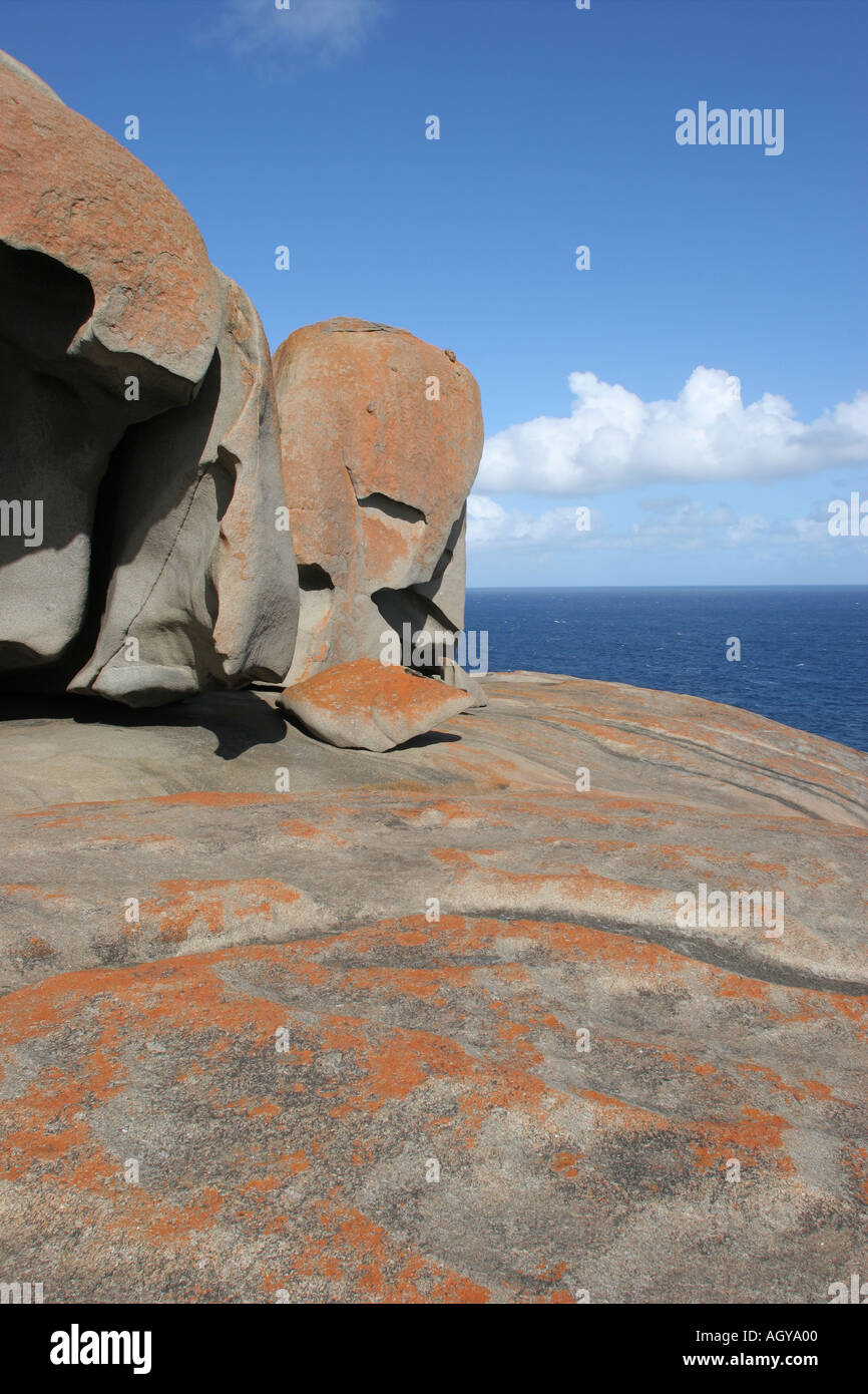 Remarkable Rocks Kirkpatrick Point Flinders Chase National Park Kangaroo Island Australia Stock Photo