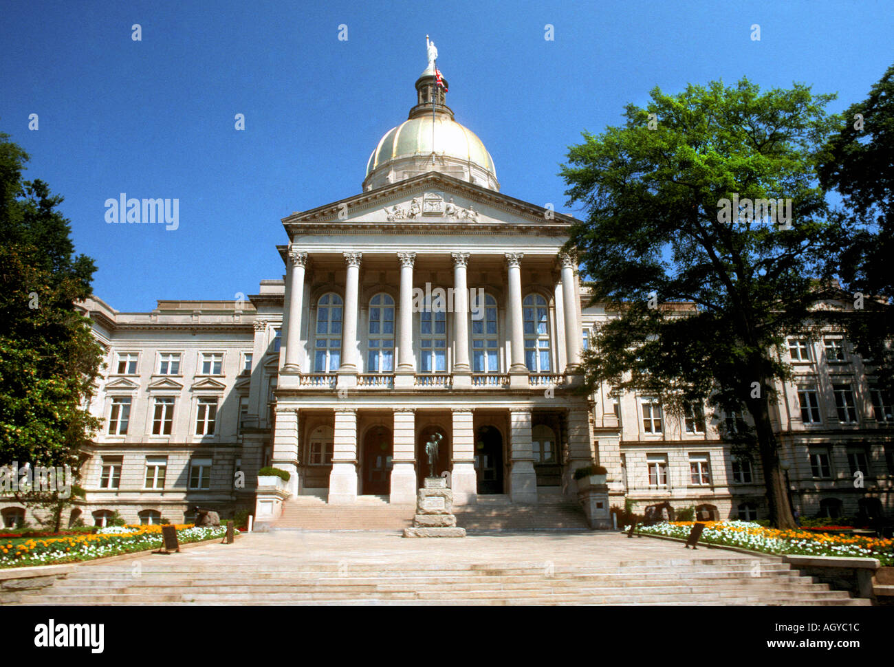 Atlanta Georgia State Capitol Building Stock Photo