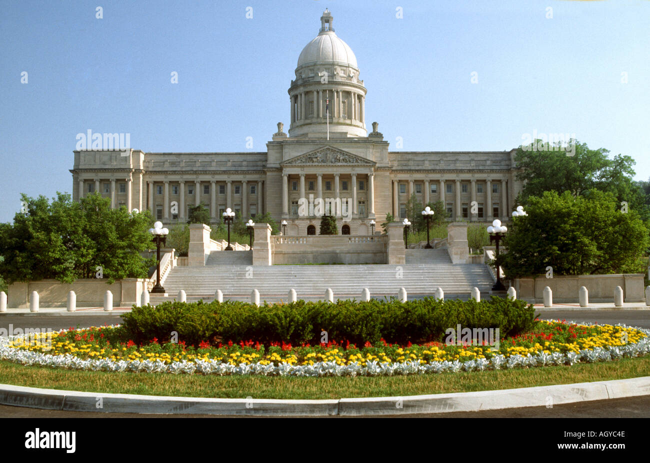 Frankfort Kentucky State Capitol Building Stock Photo
