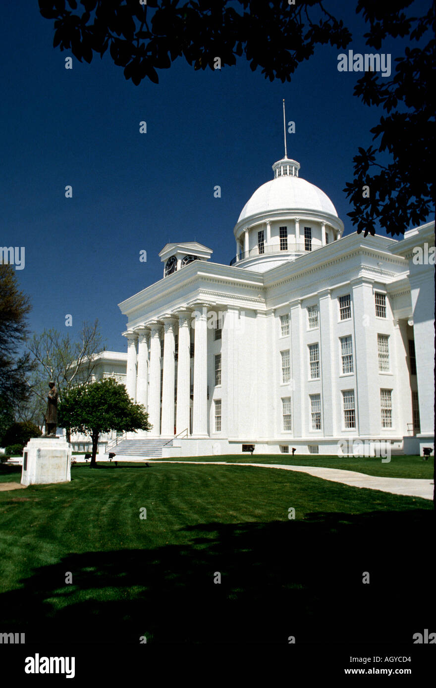 Montgomery Alabama State Capitol Building Stock Photo