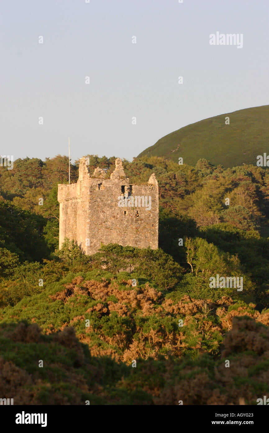 Moy castle lochbuie isle of mull Stock Photo