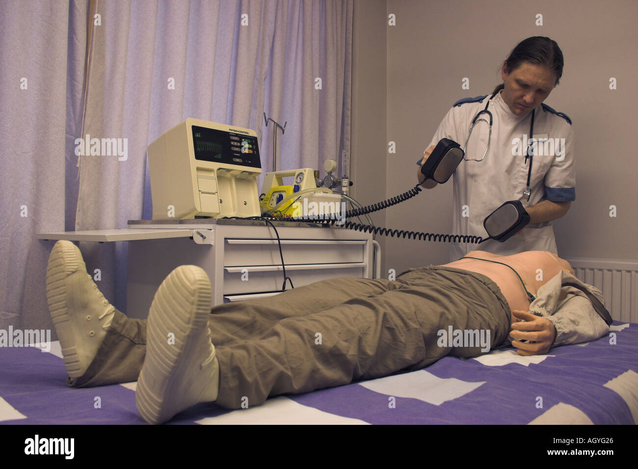 male nurse doll