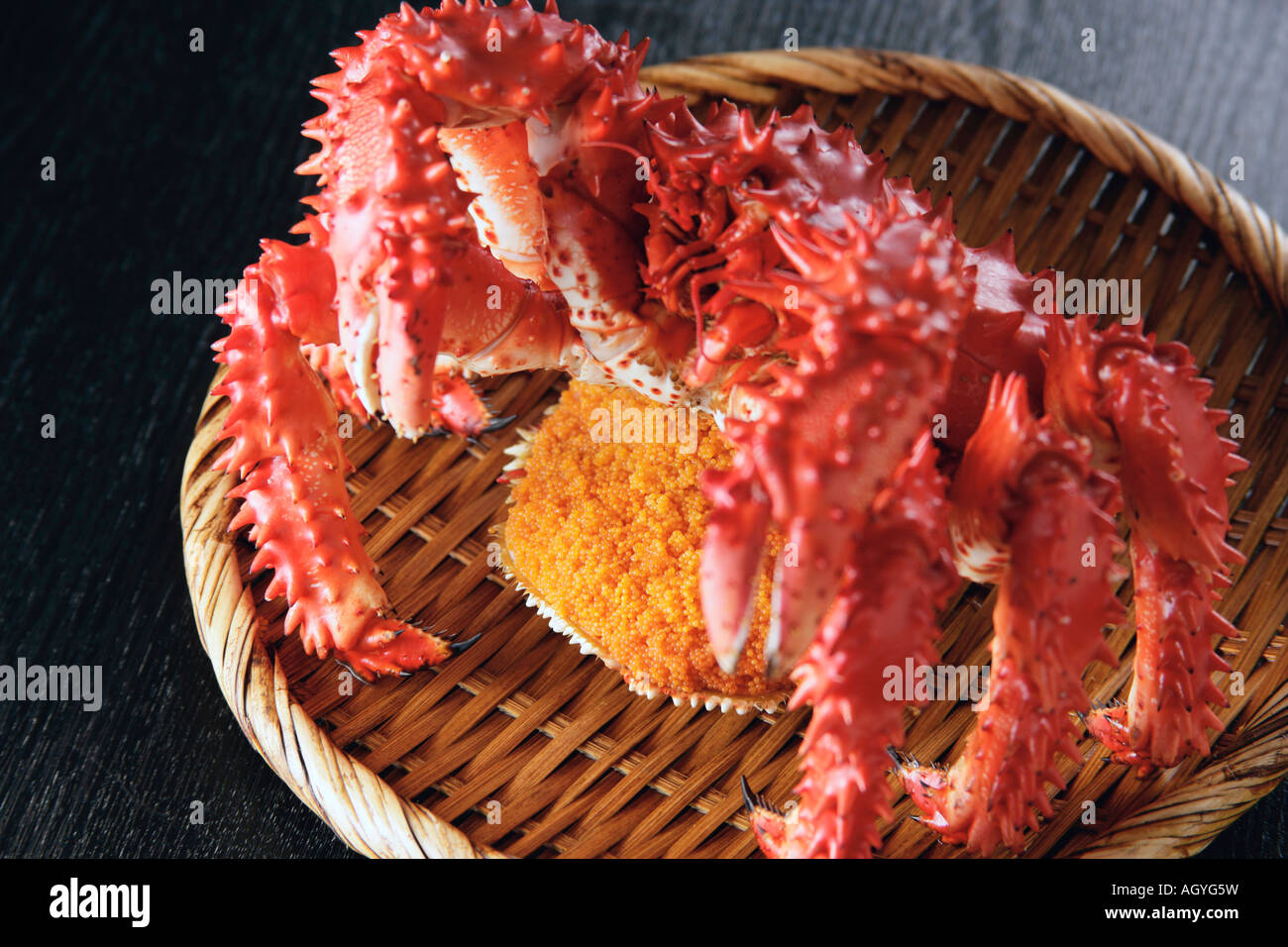 Boiled hanasaki crab Stock Photo Alamy