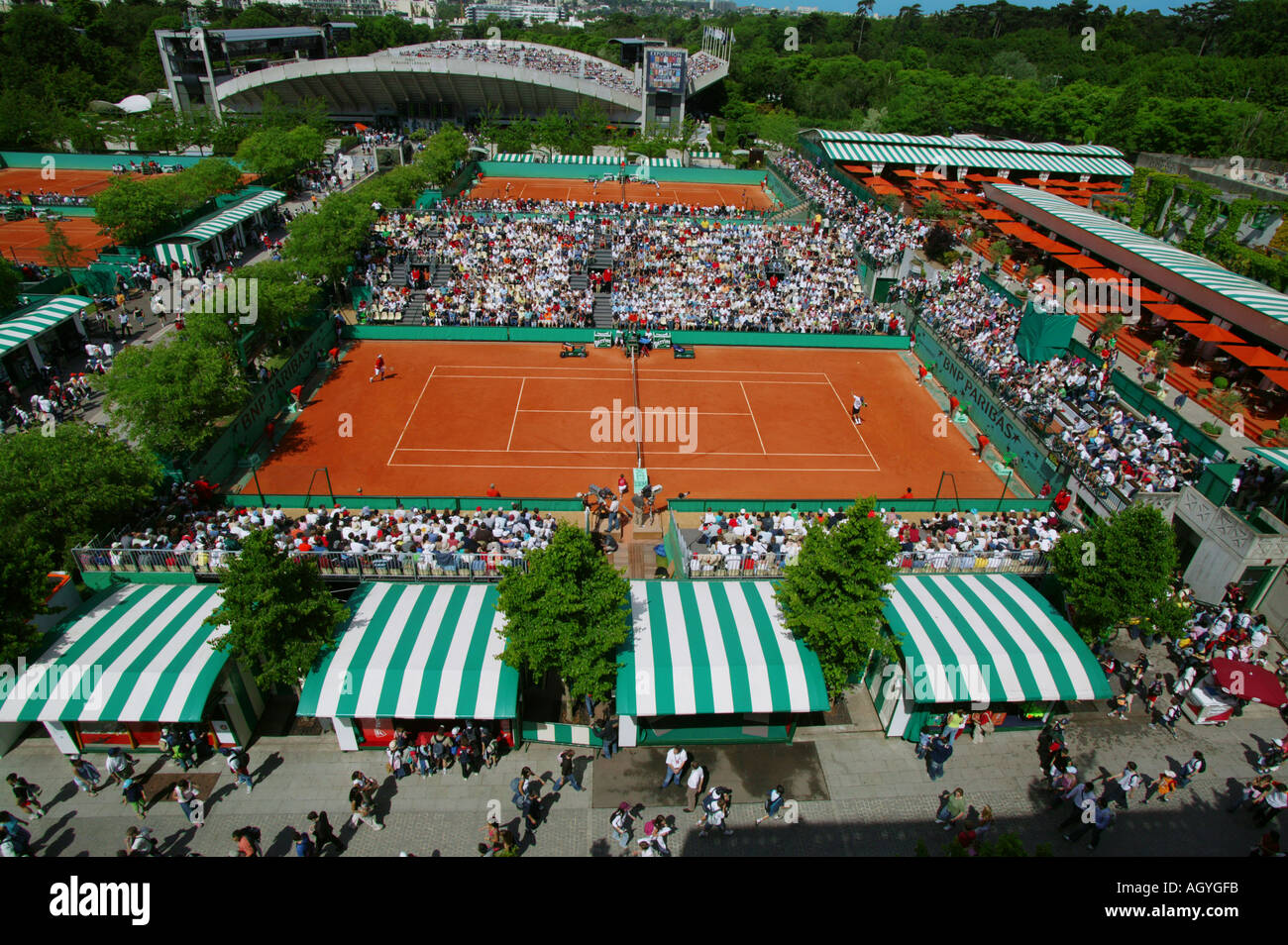 France Paris Tennis Roland Garros tournament Stock Photo - Alamy