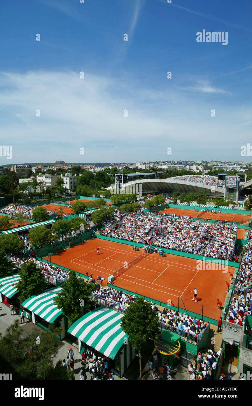 France Paris Tennis Roland Garros tournament Stock Photo
