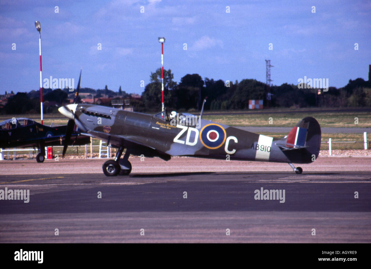 Supermarine Spitfire MKV RAF Southend Stock Photo