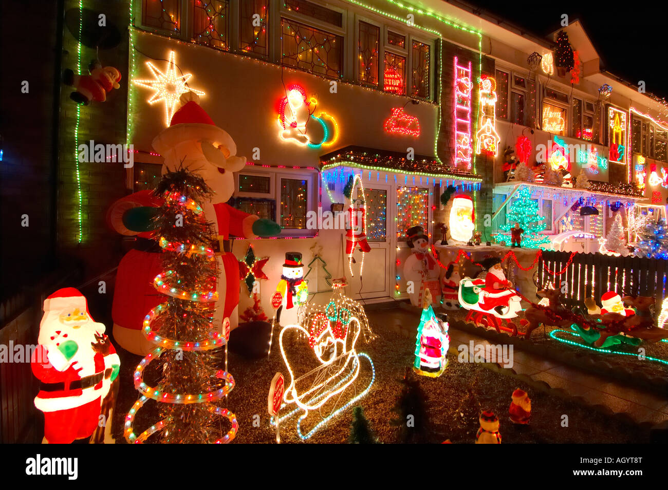 Row house christmas decorations Clearance