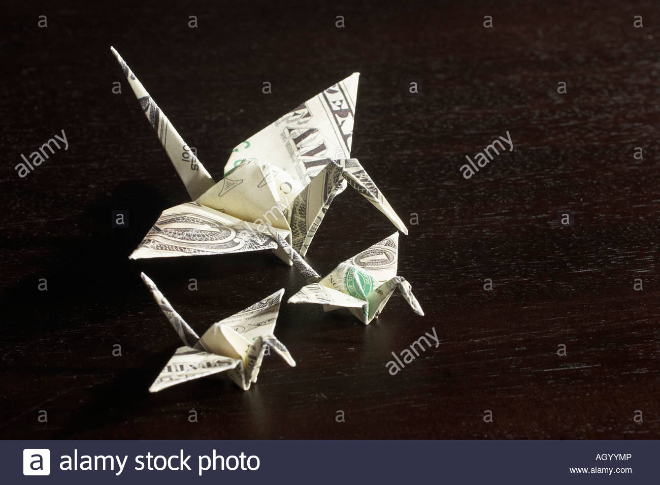 Origami ideas Origami Crane From Dollar Bill