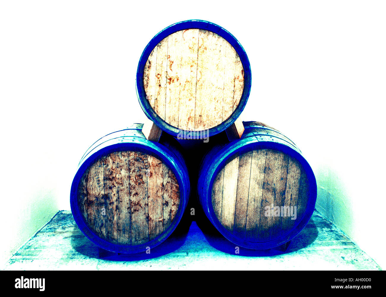 Wine barrels concept image Stock Photo Alamy