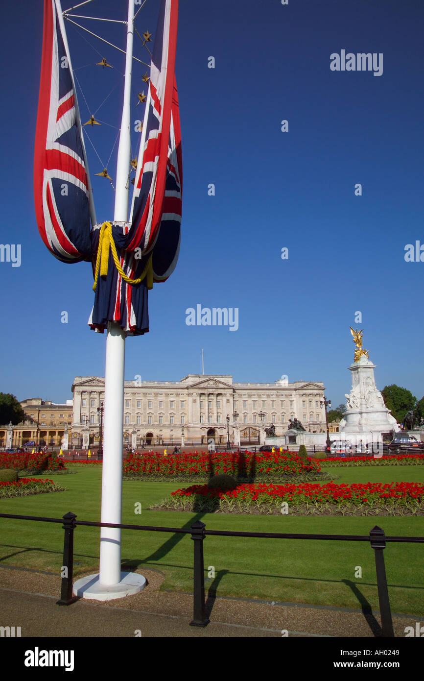 UK, England, London, Buckingham Palace, Queen Victoria Memorial Stock Photo