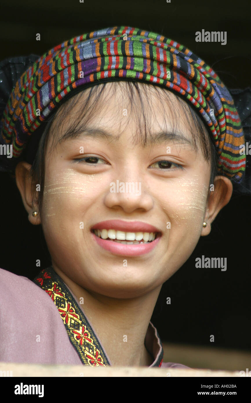 smiling Tribal girl at National Races tribal Village theme park near ...
