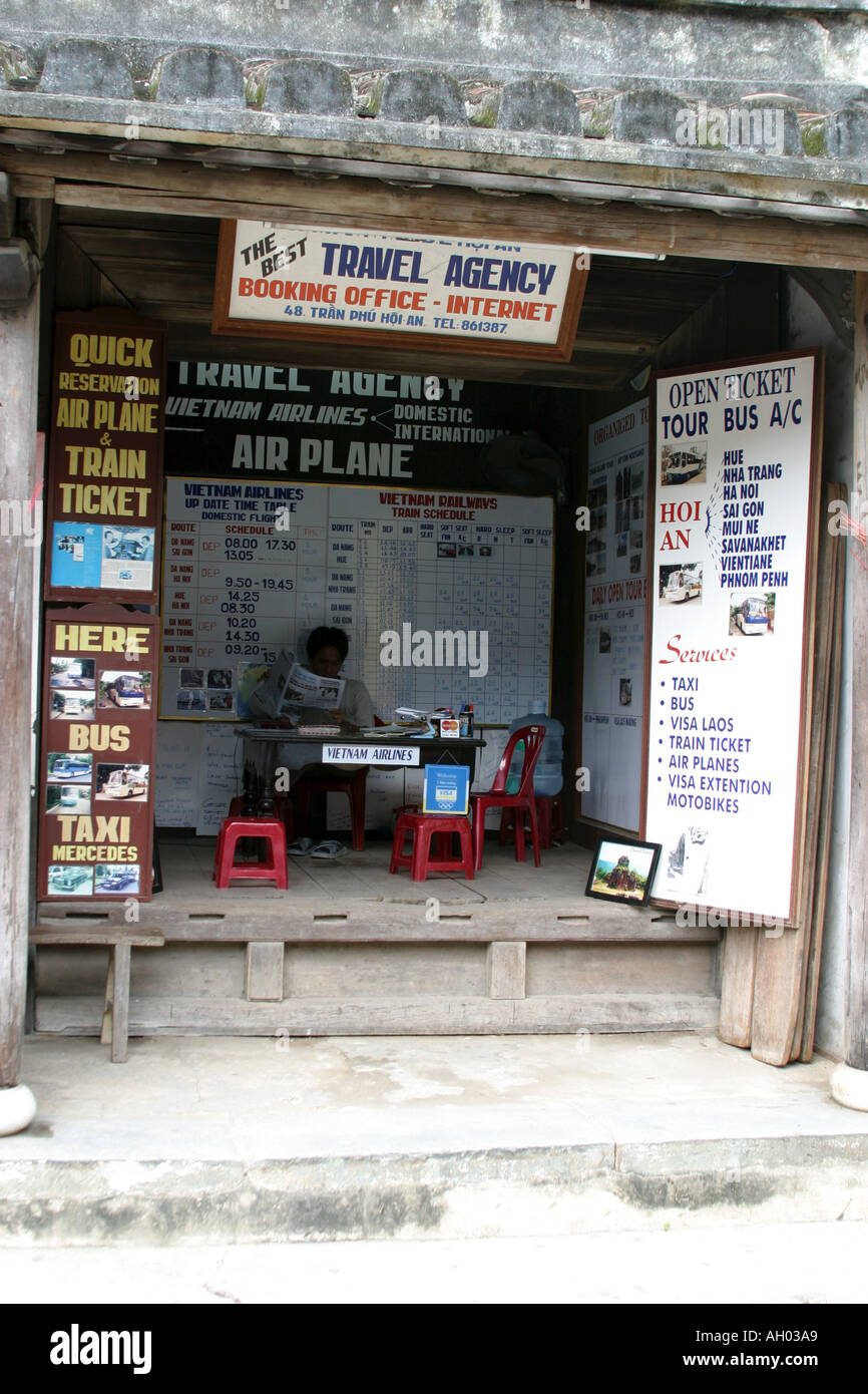 Hoi An Fai Fu Airline Office And Travel Agency For Vietnam Air Stock Photo  - Alamy