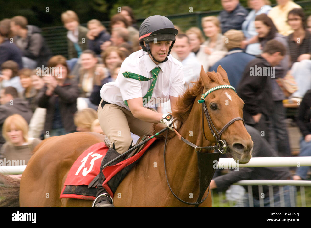 Female jockey riding horse High Resolution Stock Photography and Images Alamy