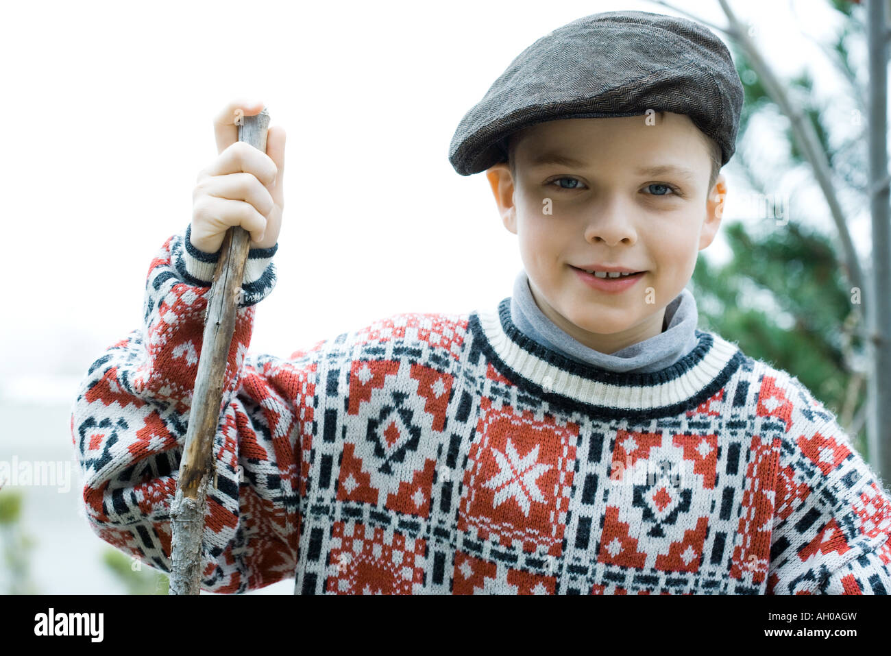 cap sweater boy