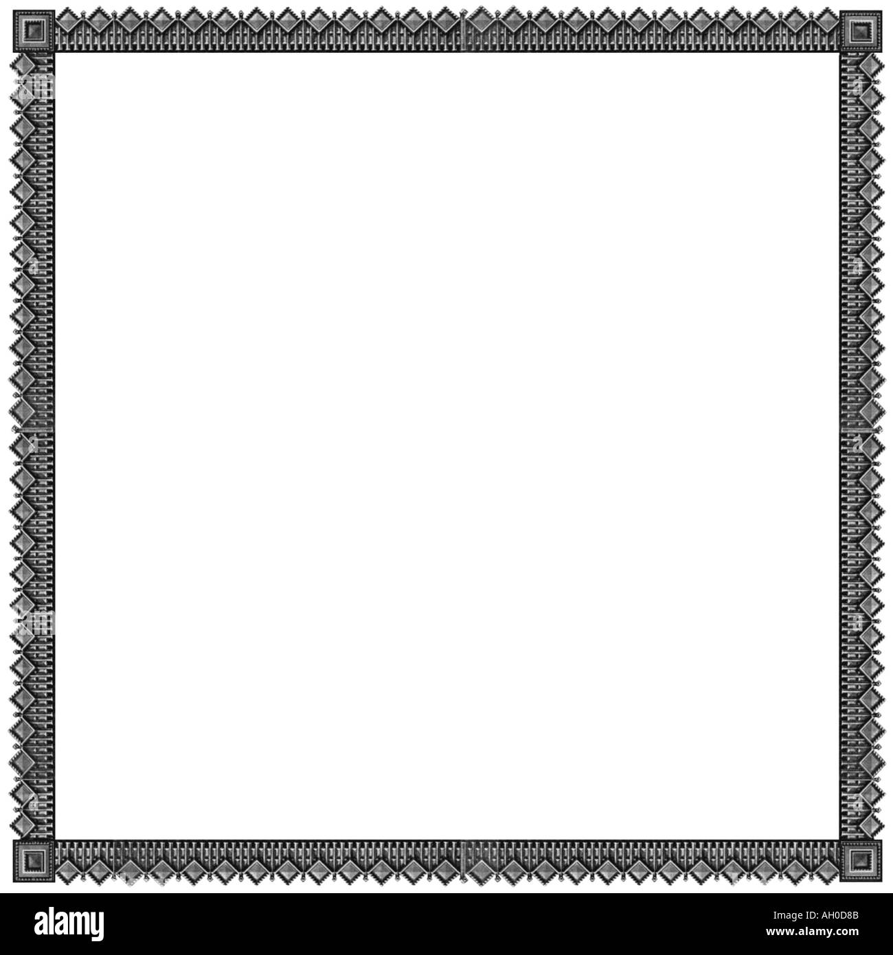 Square ornamental Gothic border with diamond shaped designs Stock Photo - Alamy square-ornamental-gothic-border-with-diamond-shaped-designs-stock-photo-alamy