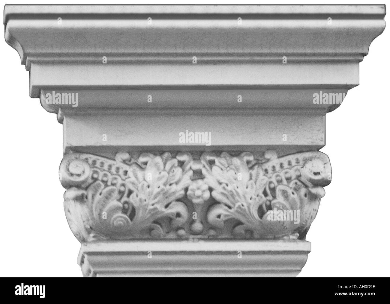 Corinthian hybrid capital Stock Photo Alamy