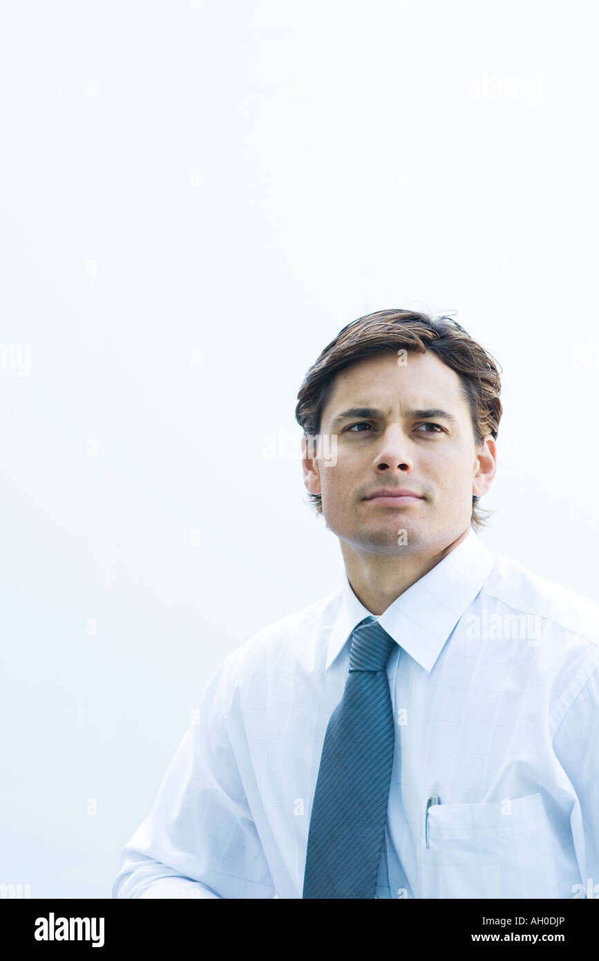 Businessman, head and shoulders, portrait Stock Photo Alamy