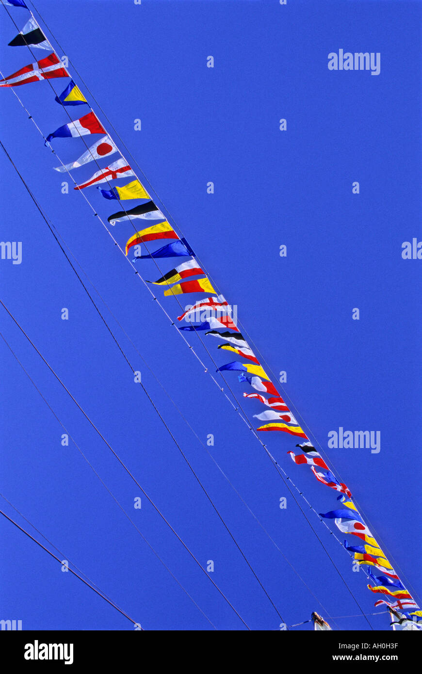 Naval signal flags hi-res stock photography and images - Alamy