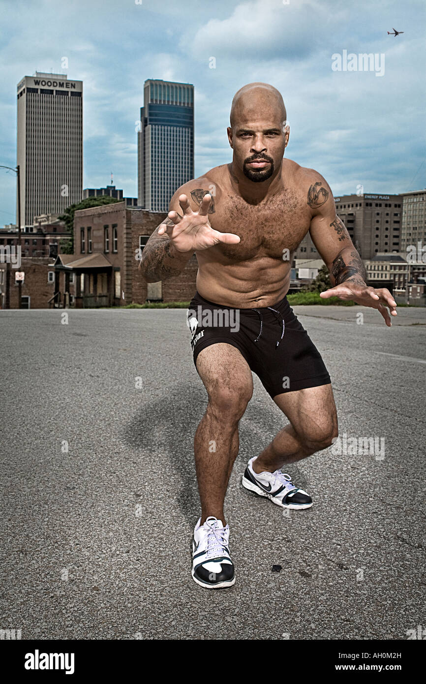 UFC championship Fighter Houston Alexander Stock Photo Alamy