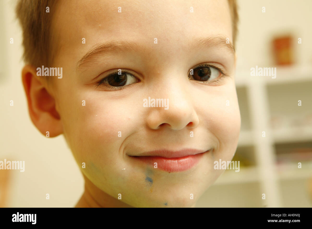 Portrait of a little boy. Stock Photo