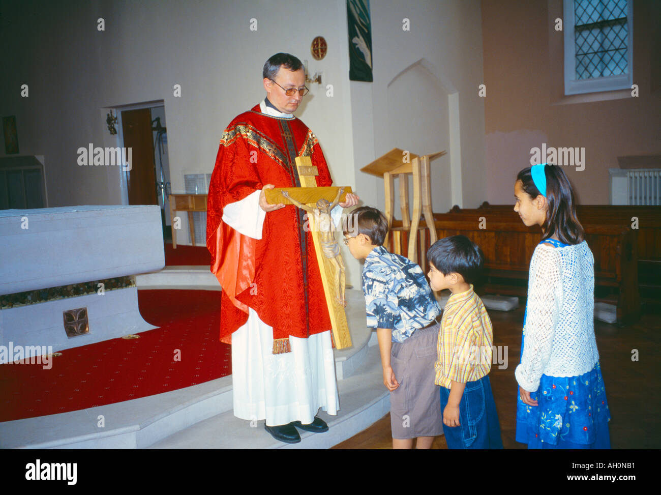 Kissing cross catholic church hires stock photography and images Alamy