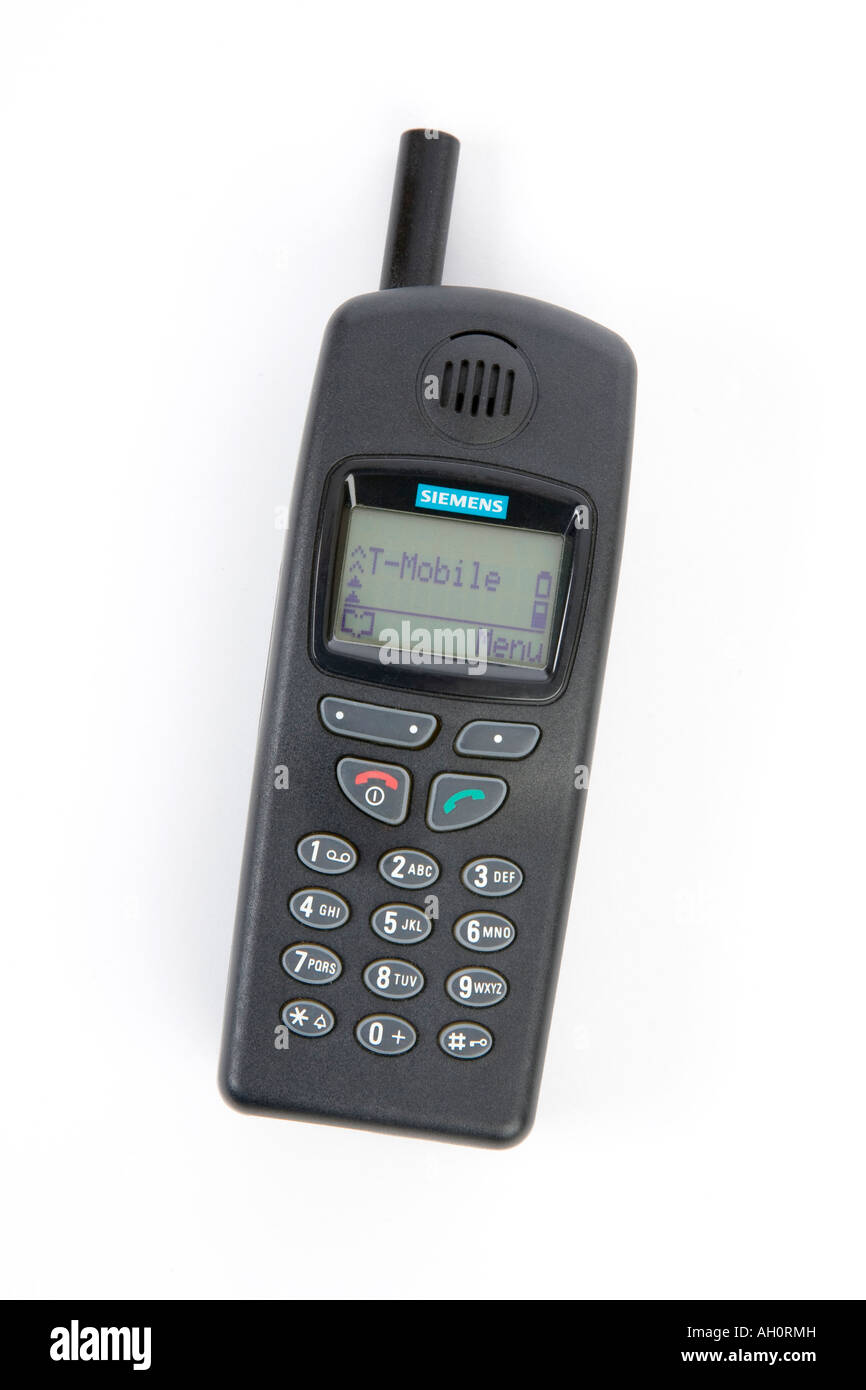 Siemens C25 mobile phone made around year 1999 2000 using 2G Stock