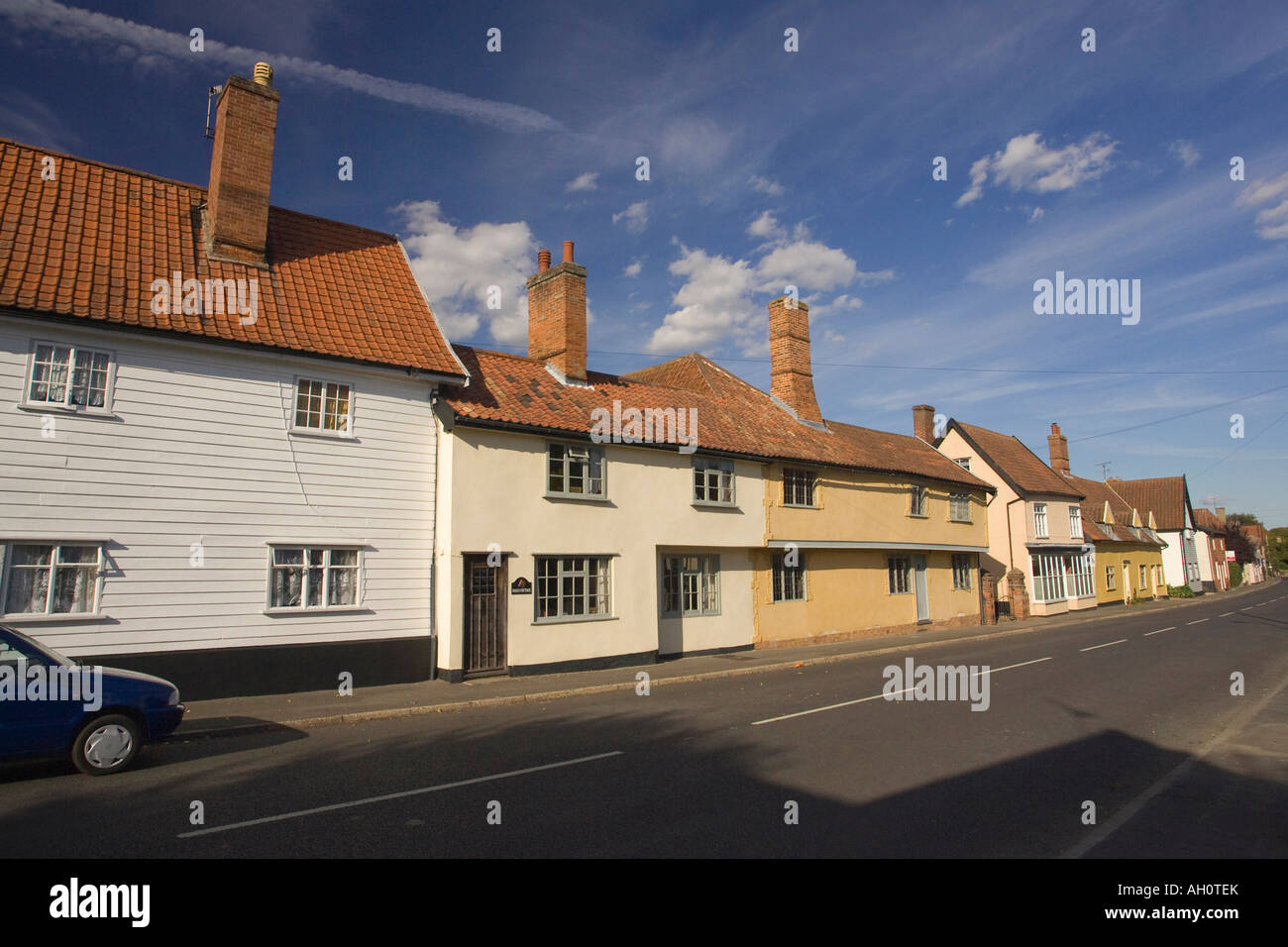 The Street in Walsham Le Willows in Suffolk, UK Stock Photo Alamy
