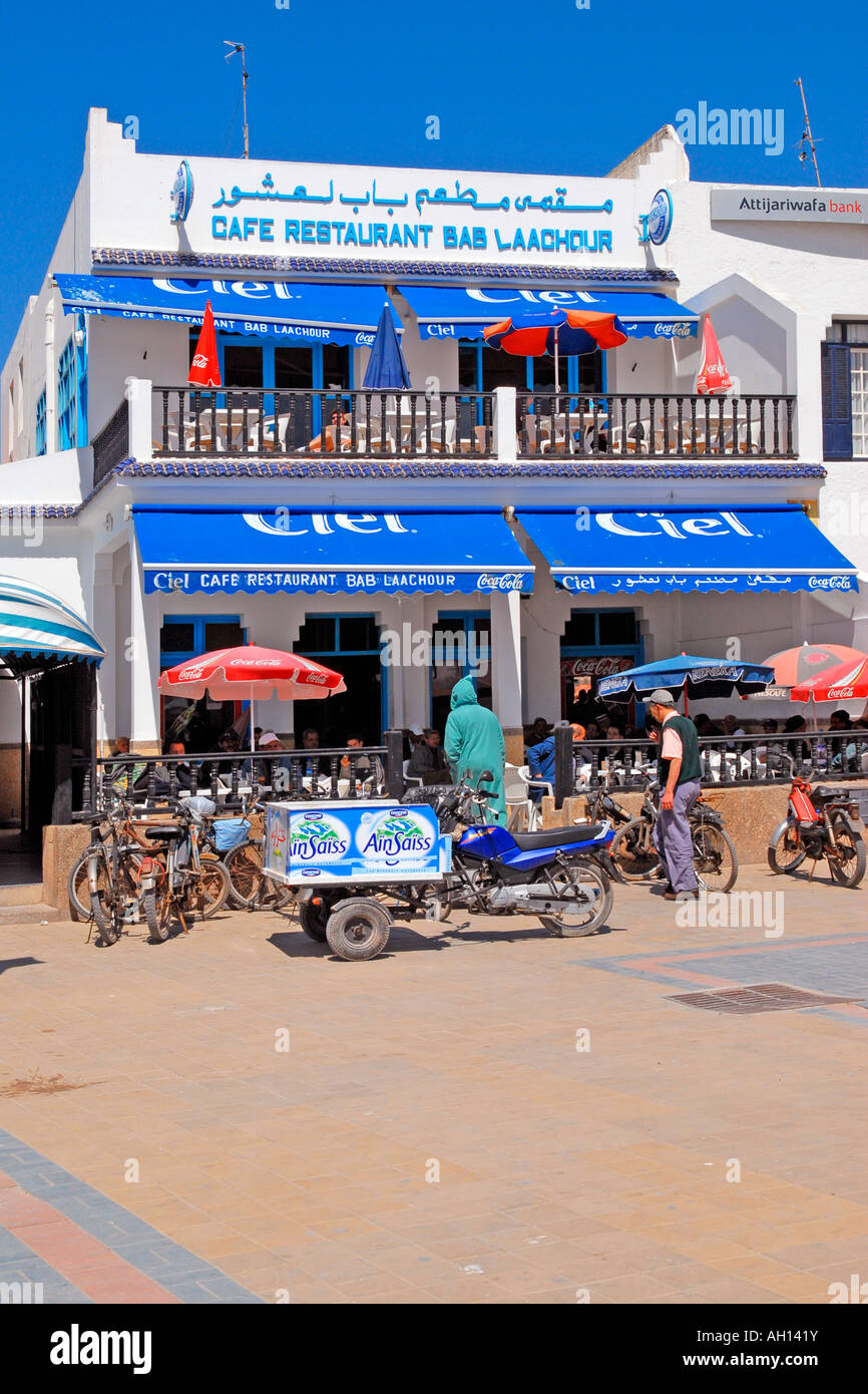 Morocco Essaouira , typical African scene of traditional style Taros