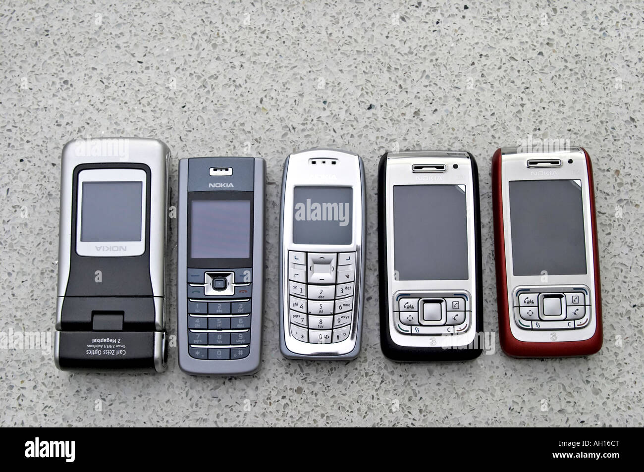 Multiple Cell Phones Stock Photo Alamy