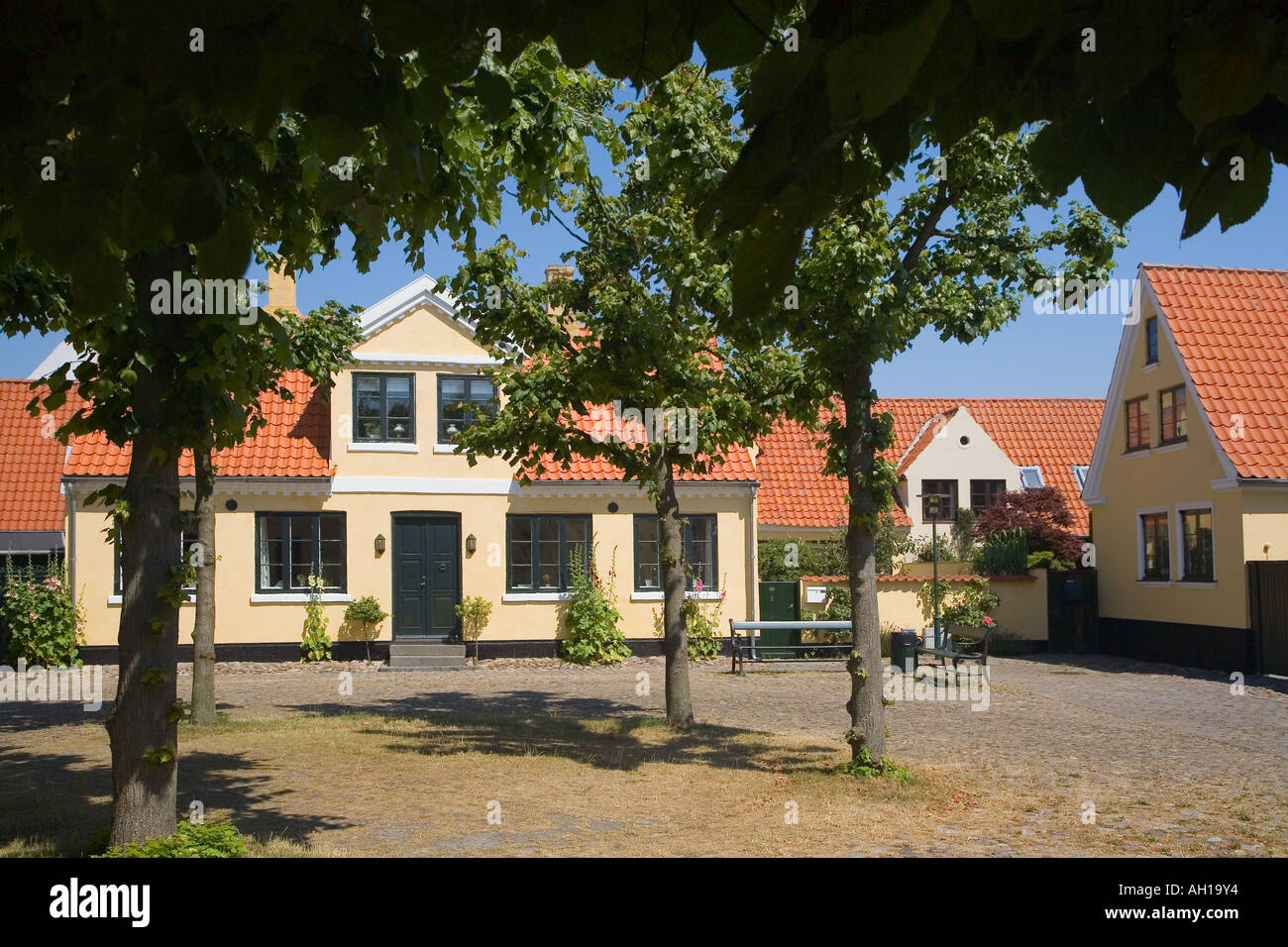 The Danish village Dragor Stock Photo