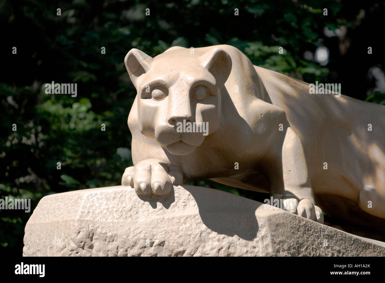 The Nittany Lion sculpture by Heinz Warneke Stock Photo