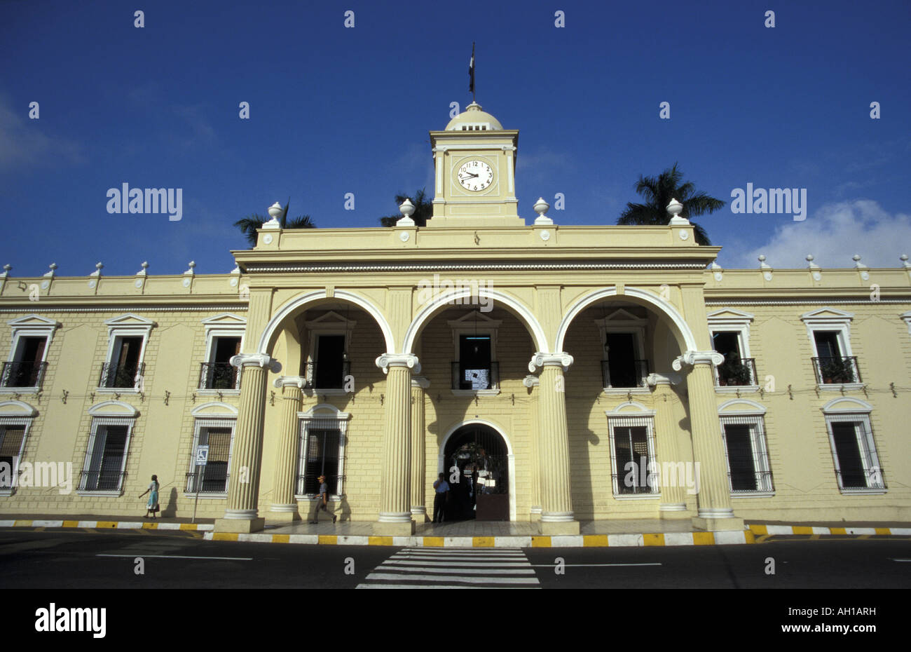 The Palacio Municipal or City Hall in Santa Ana, the second largest