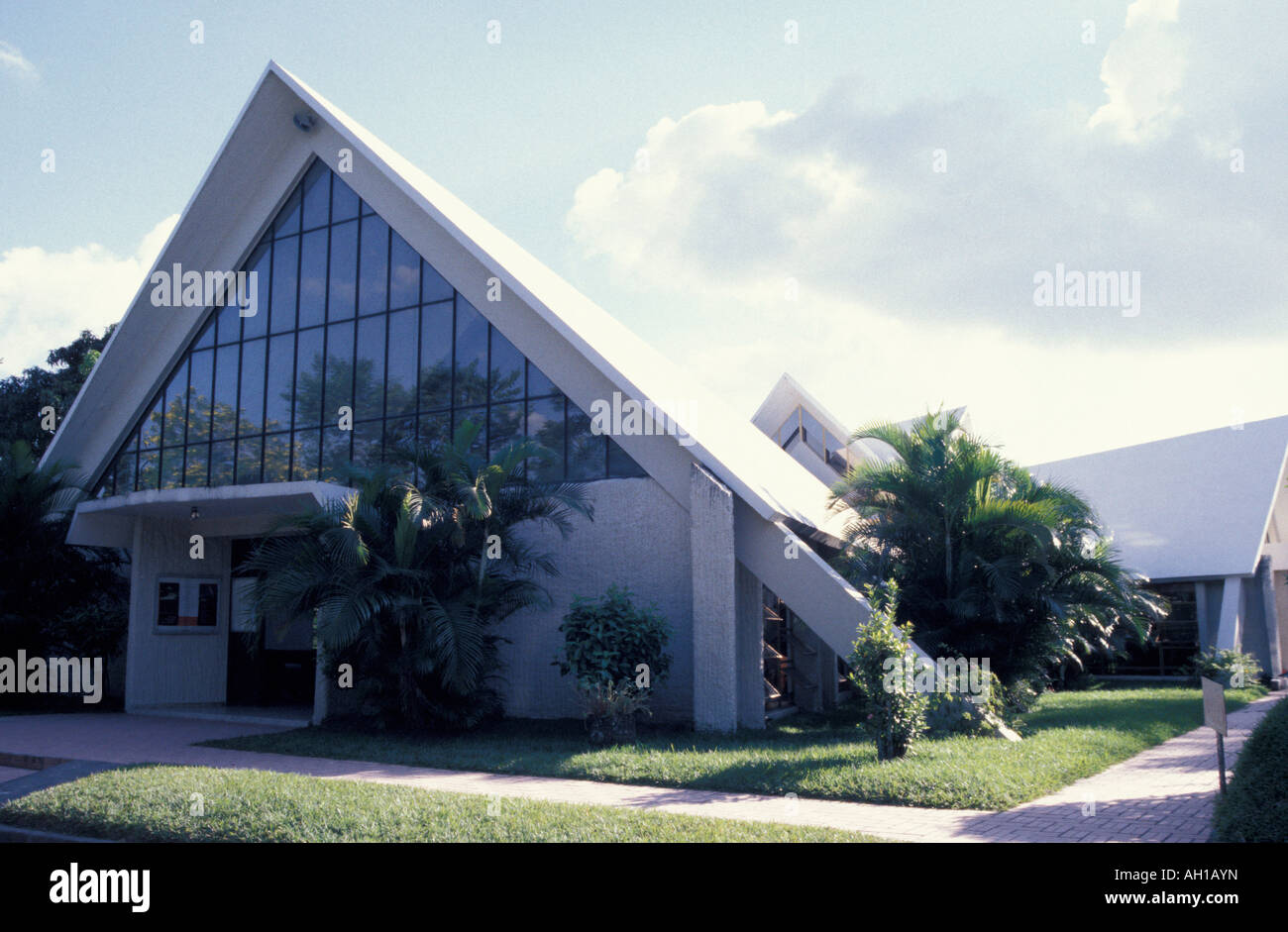 Capilla de la Divina Providencia or Chapel of Divine Providence, San Salvador, El Salvador, Central America Stock Photo