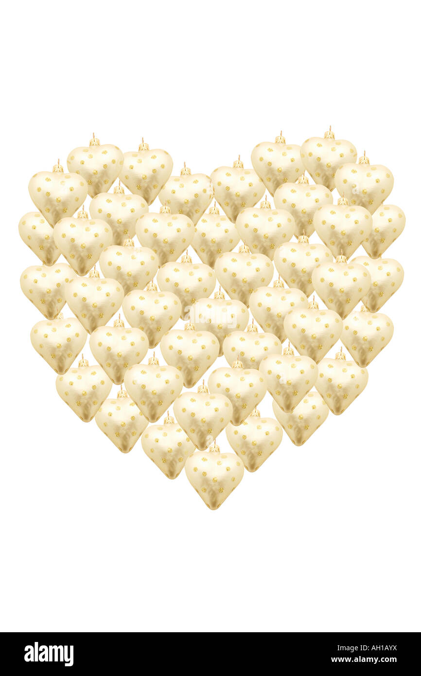 Heart-shaped Christmas Ornament Stock Photo