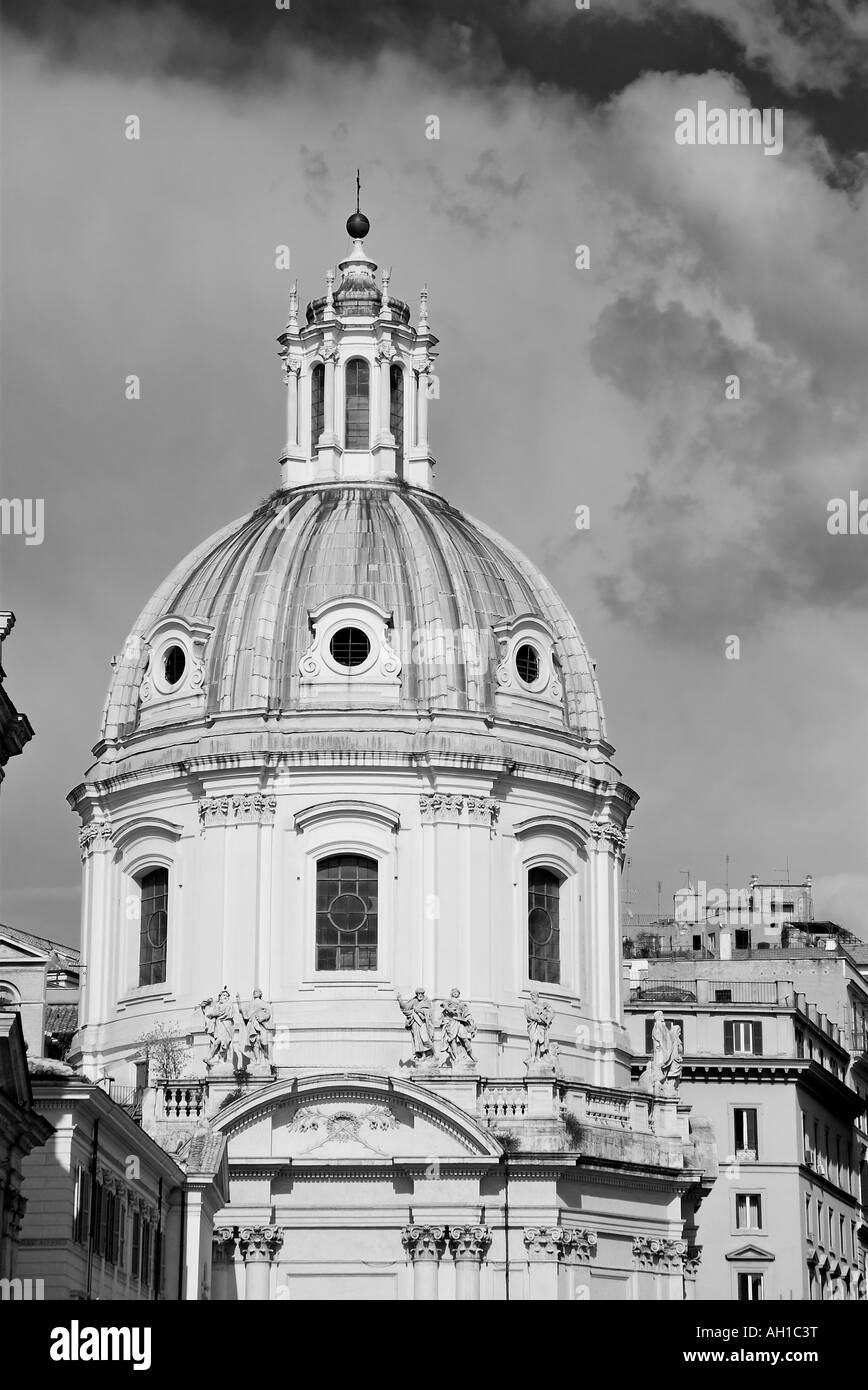 Rome Italy City Architecture Black and White Stock Photo - Alamy