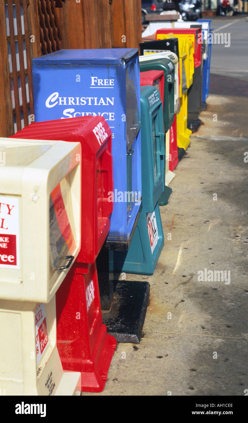 Newspaper vending boxes hires stock photography and images Alamy