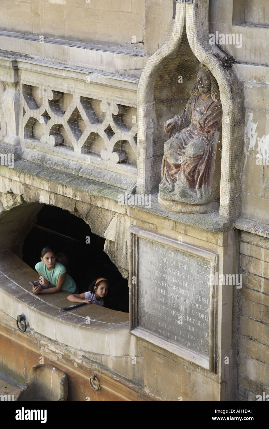 Roman Spa Baths in Bath, England, UK Stock Photo - Alamy