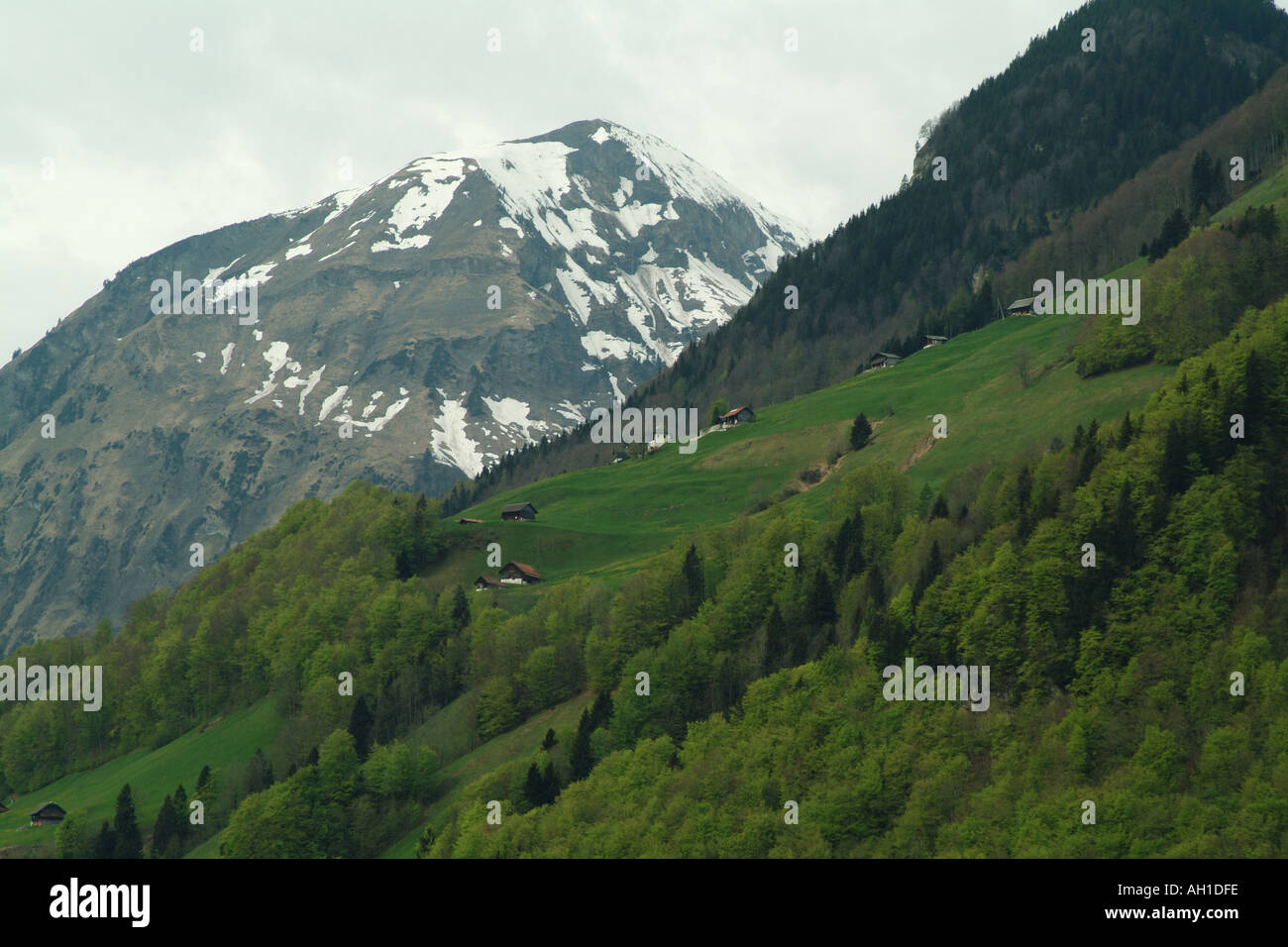Home in Switzerland Stock Photo Alamy