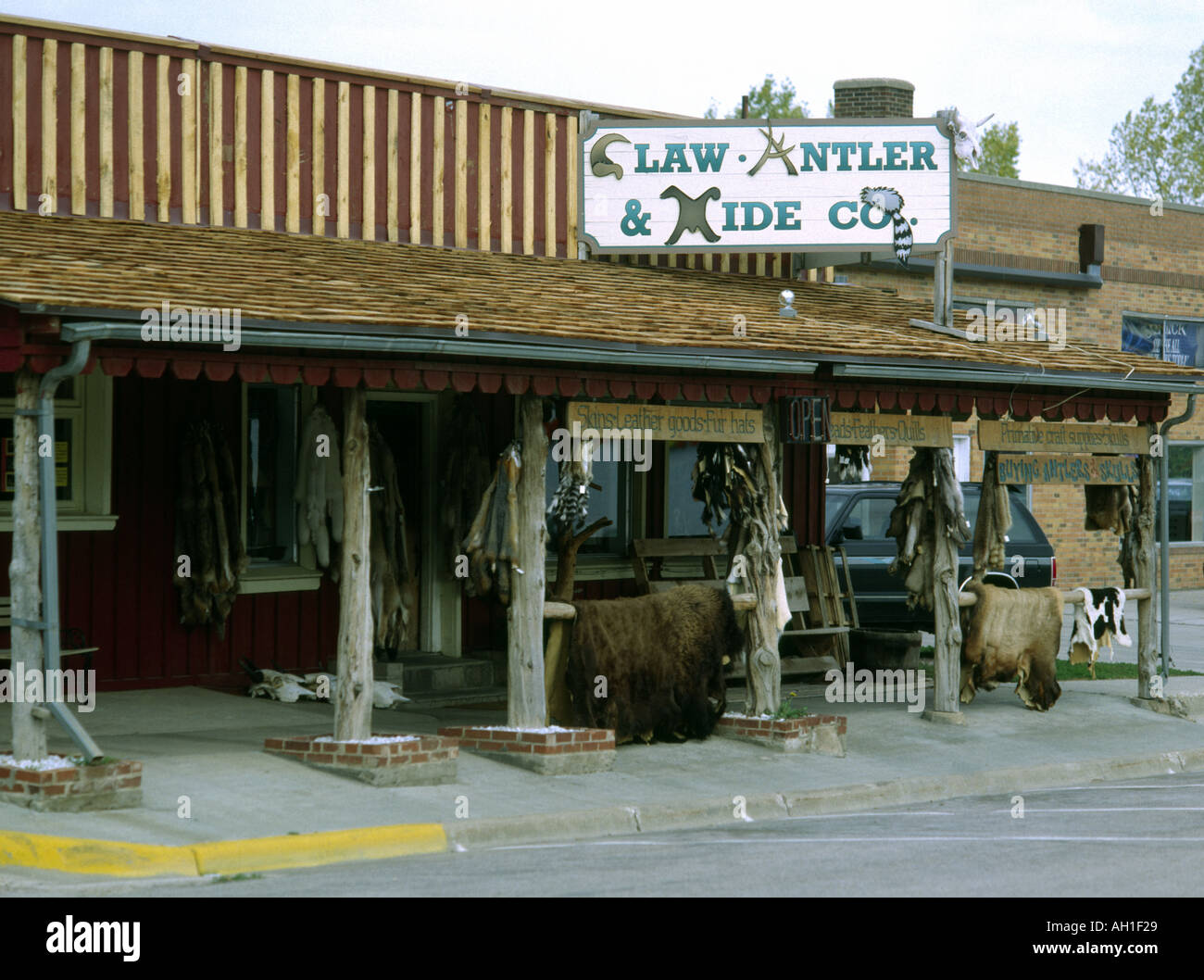 Trophy shop in Custer South Dakota USA Stock Photo