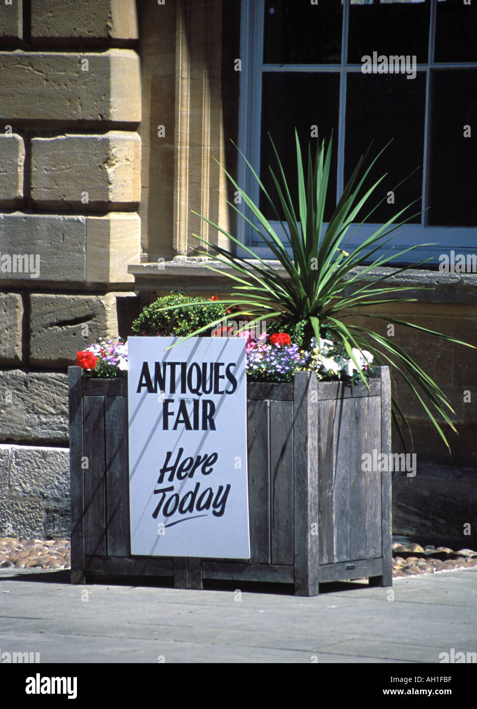 Antiques Fair Today Woodstock Oxfordshire Stock Photo