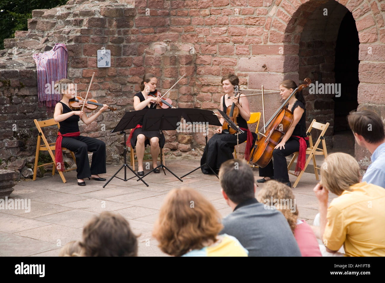 Chamber Music In a Medieval Church Heidelberg Germany Europe Stock Photo