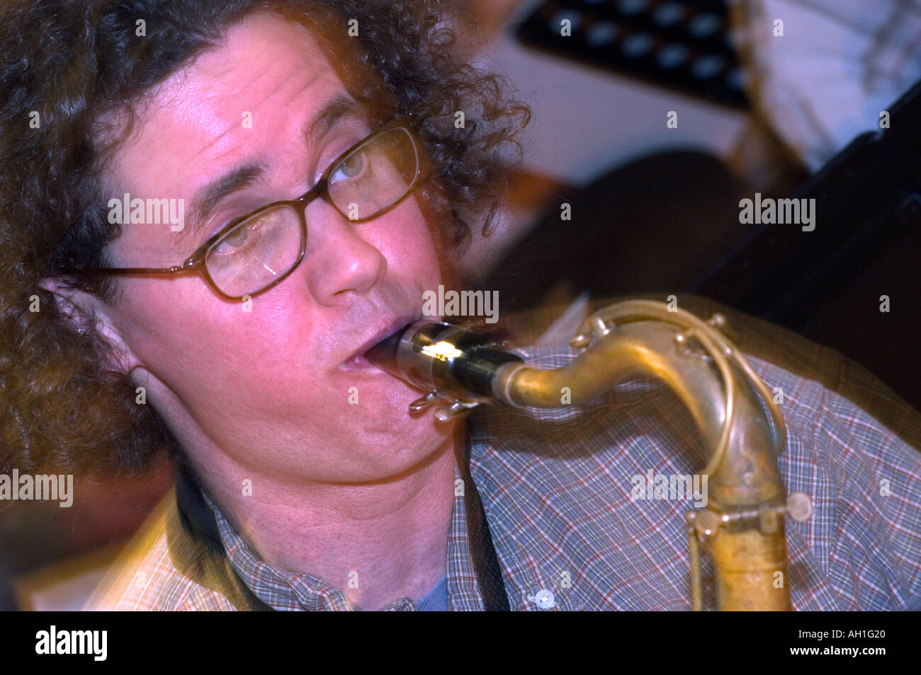 Jazz musician Stock Photo